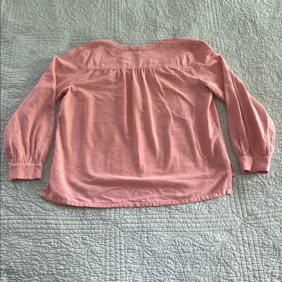 LOFT Pink Speckled Blouse - Picture 4 of 4